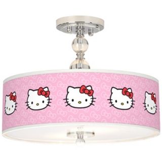 Hello Kitty Classic 16" Wide Chrome Ceiling Light   #N7956 Y5122