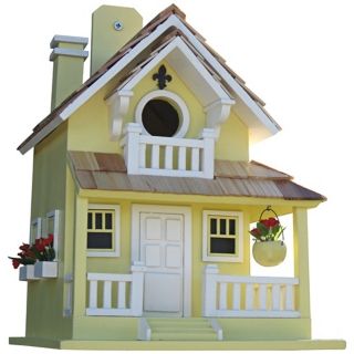 Backyard Bird Cottage Yellow Birdhouse   #T3227