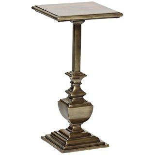 Olivieve Antique Brass Square Accent Table   #Y3275
