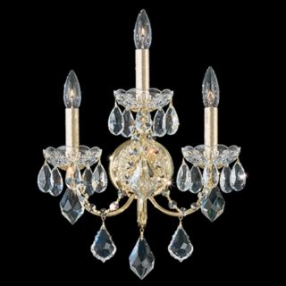 Schonbek Century Collection 17 1/2" High Crystal Wall Sconce   #60555
