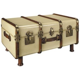 Ivory Stateroom Trunk Coffee Table   #T1684