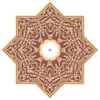 Moroccan Scroll 24" Wide Repositionable Ceiling Medallion   #Y6564