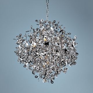 Maxim Comet 25" Wide Chrome and Crystal Chandelier   #V3342