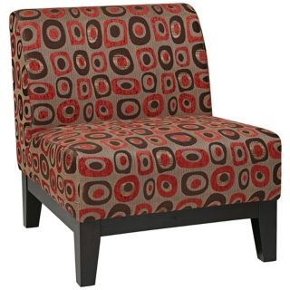 Ave Six Glen Twilight Red Chair   #X8189