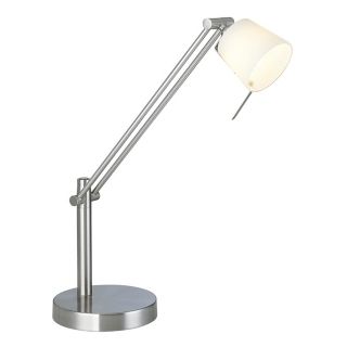 Lite Source Adjustable Arm Polished Steel Desk Lamp   #26777