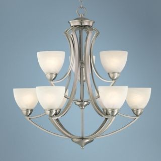 Possini Euro Design Milbury Nine Light 30" Wide Chandelier   #P0508