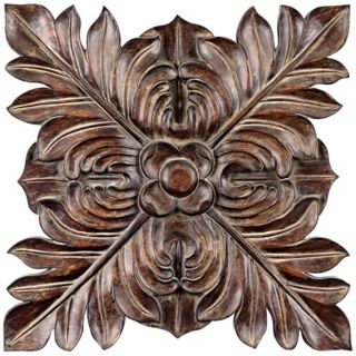 Uttermost Four Leaves Decorative 34" Wide Wall Plaque   #J3694
