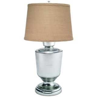 Large Laffite Mercury Glass Table Lamp   #P2436