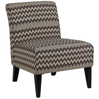Dale Chevron Stripes Armless Chair   #W4569