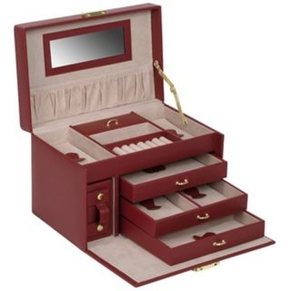 Heritage Scarlet Large Jewelry Case   #X9361