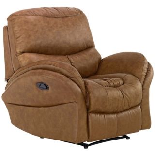 Idaho Whiskey Leather Match Recliner Chair   #T3737