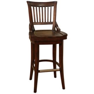 American Heritage Liberty Suede 34" High Swivel Bar Stool   #U5142