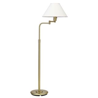 House of Troy Home Office Swingarm Satin Brass Floor Lamp   #66224