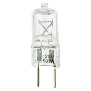 Tesler 50 Watt Halogen 120 Volt G8 Bi Pin Light Bulb   #02426
