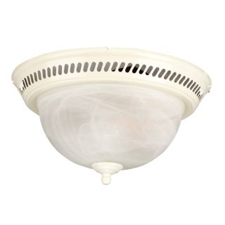 Tieber White Frame and Swirl Glass Lighted Bathroom Fan   #00131