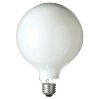 G.E. 150 Watt G 40 White Light Bulb   #16585