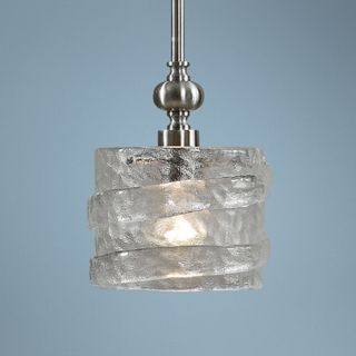 Uttermost Mossa Seeded Glass 1 Light Mini Pendant Light   #T2893