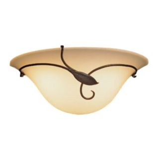 Hubbardton Forge Right Leaf and Stem Pocket Wall Sconce   #27367