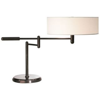 Sonneman Perno Black Swing Arm Desk Lamp   #H0589
