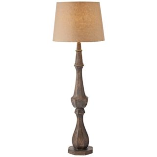 Wood, Country   Cottage Floor Lamps