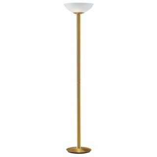 Holtkoetter Two Tone Brass Torchiere Floor Lamp   #85214