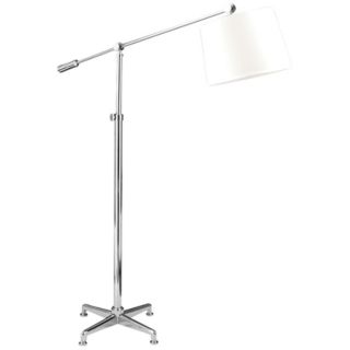 Rincon Industrial Style Polished Nickel  Floor Lamp   #U9473