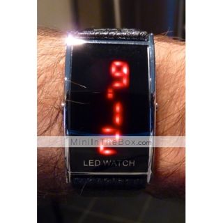 EUR € 3.76   Schwarze elegante LED Armbanduhr für Frauen mit PU
