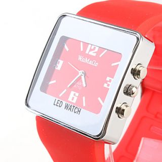 USD $ 6.39   Fashion Girl Women Wrist Watch Red Watchband Red Dial