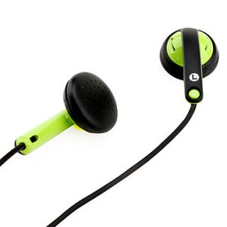 USD $ 3.29   Sporty Style Stereo In Ear Earphones (Green),