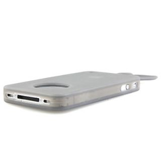 USD $ 5.69   Rabbit Protective Silicon Case For iPhone 4 Gray,