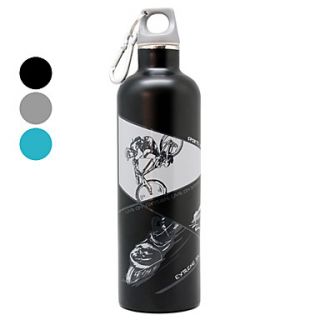 USD $ 21.69   600ML Sports Vacuum Bottle/Vacuum Flask(Black/Blue