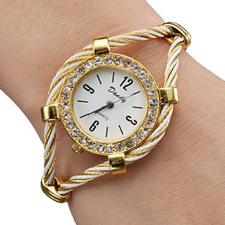 EUR € 4.41   Damen Uhr mit Kristall Schmuck Armband (Weiß), alle