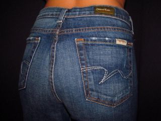 Womens David Kahn Lauren Stretch Boot Cut Jeans Size 12