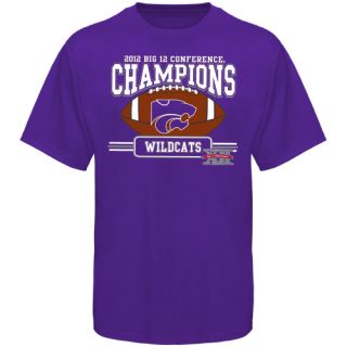 Kansas State Wildcats 2012 Big 12 Football Champions T Shirt Purple