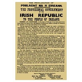 Easter Rising Proclamation Print (Large) Poster