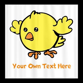 Baby Bird Gifts  Baby Bird Bathroom  Cute Bird. Orange Text
