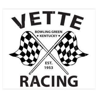 Wall Art  Posters  Vette Racing Poster