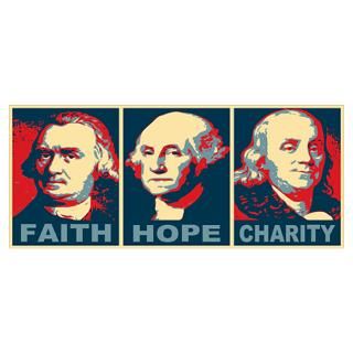 Wall Art  Posters  Faith Hope Charity Poster