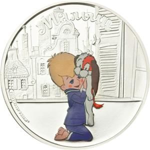 Cook Islands 2011 5$ Cartoon Karlsson on The Roof 3 x 1oz Silver Coin