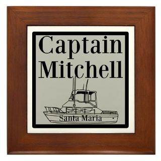 Birthday Gifts  Birthday Home Decor  Personalized Captain Framed