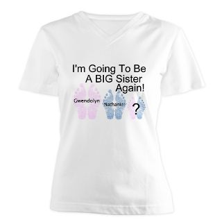 Announcement Gifts  Announcement T shirts  Big Sis 2 B Again (GB