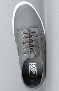 New Vans Authentic Lite Weight Outsole Grey Charcoal Canvas Sneakers