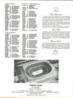 ORIGINAL NHL 1974 KANSAS CITY SCOUTS TEAM PROGRAM MINT
