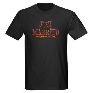 Custom Gifts  Custom T shirts  Custom Just Married T Shirt