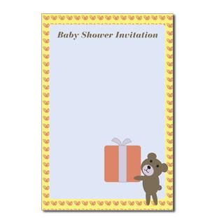 Fairy Tale Baby Shower Invitation Postcard by shyubox