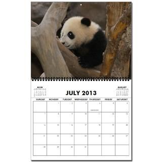 Panda Bear 2013 Wall Calendar by naturebydesign
