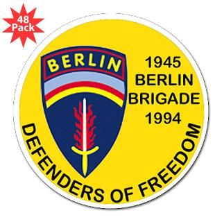 2011 Berlin Brigade 3 Lapel Sticker (48 pk) for $30.00