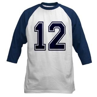 Long Sleeve Ts  NUMBER 12 FRONT Baseball Jersey