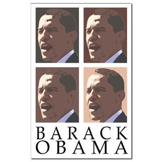 the faces of barack obama 11x17 poster print $ 7 00 qty availability