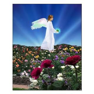 August Birthday Angel  Small Poster  Angel Art Posters  Angel